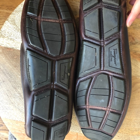 Salvatore Ferragamo Parigi Leather Gancini Driver